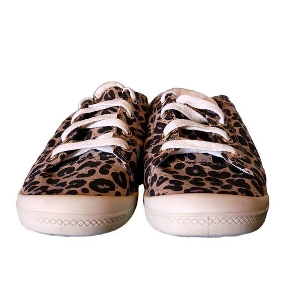 Time And Tru Women's Shoes Size 6.5 Leopard Print Brown Tan Memory Foam   - Picture 5 of 10